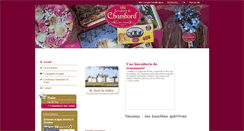 Desktop Screenshot of biscuiteriedechambord.fr